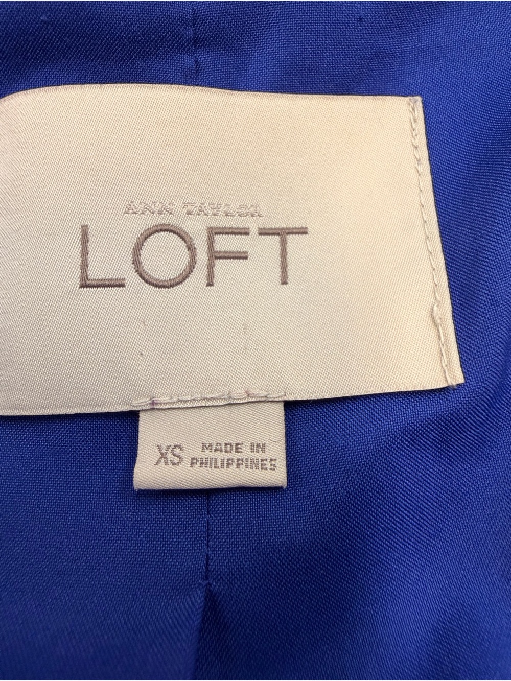 LOFT Royal Blue Women's Blazer Jacket - Picture 3 of 3